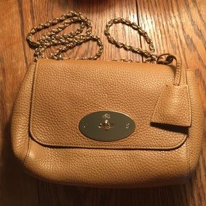 Mulberry Lily Camel Classic Grain with Chain